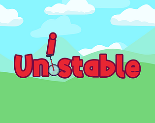 Unistable game cover art featuring a unicycle